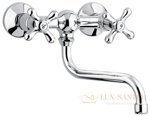 кран emmevi deco classic 12005s/cr для кухни, хром