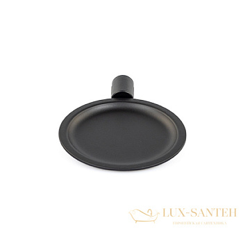 мыльница металлическая stil haus hashi hs09m(23) настенная, черный матовый