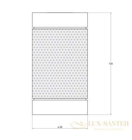 стакан для зубных щеток настольный bertocci officina 01, 127 7530 5050, золото матовое