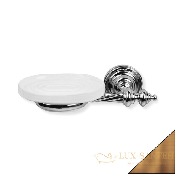 мыльница керамическая stil haus giunone g09(25) настенная, бронза