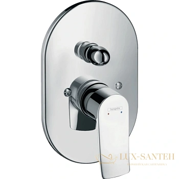 смеситель для ванны hansgrohe metris 31484000, хром