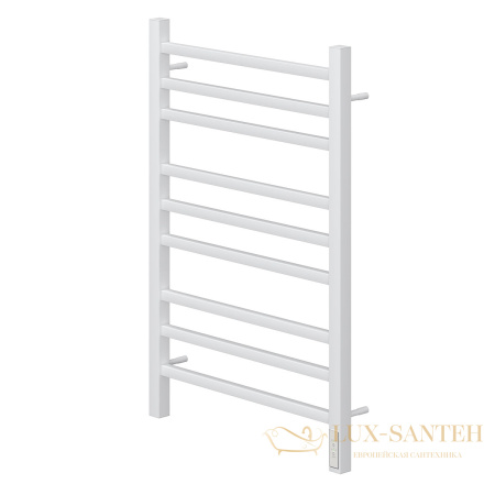 полотенцесушитель 500x800 электрический point вега pn71858w п9, диммер справа, белый