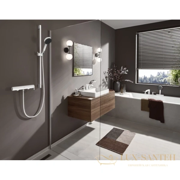 смеситель для душа hansgrohe vivenis 75620700, матовый белый