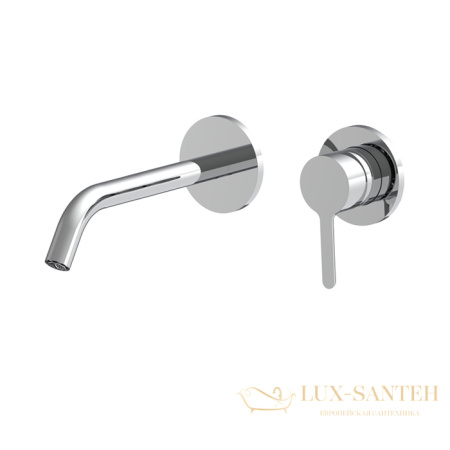 смеситель для раковины встраиваемый fima carlo frattini snap, f3121wlx8cr, хром глянцевый