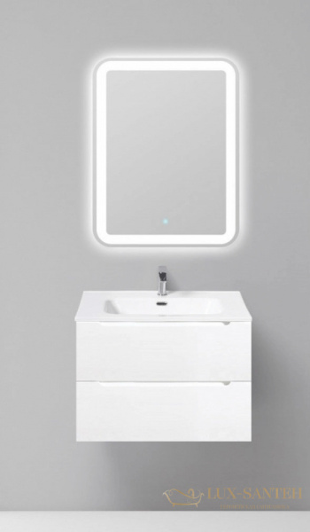 тумба под раковину belbagno etna 39 etna39-700/390-2c-so-bl-p подвесная, bianco lucido