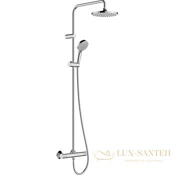 душевая система hansgrohe showerpipe vernis shape green 200 1jet 26318000 хром