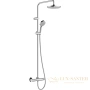душевая система showerpipe 200 1jet с термостатом hansgrohe vernis blend 26276000, хром