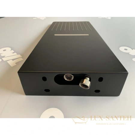 душевой комплект timo briana sx-7139/03sm 325 мм, черный матовый