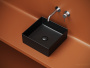 раковина накладная ceramica nova element cn6068mb, 361*361*130 мм, черный матовый