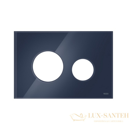 лицевая панель tece teceloop modular 9240615, синее стекло