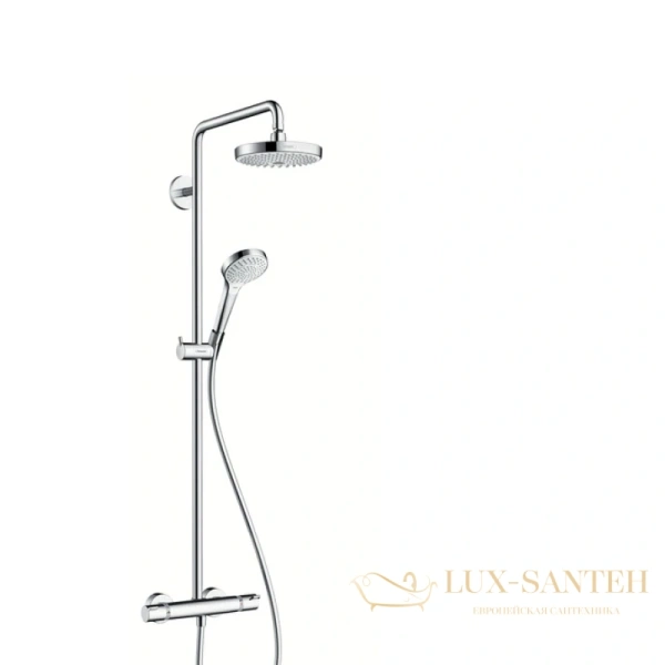 душевая система hansgrohe croma select s 180 2jet showerpipe 27254400