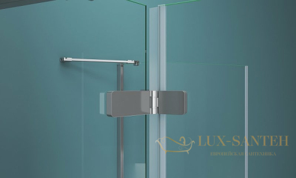 душевой уголок belbagno kraft kraft-a-22-100-c-cr 100х100 см профиль хром, стекло прозрачное