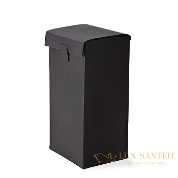 корзина для белья decor walther nappa wb, 0938890, натуральная кожа, черно-коричневый
