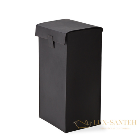 корзина для белья decor walther nappa wb, 0938890, натуральная кожа, черно-коричневый