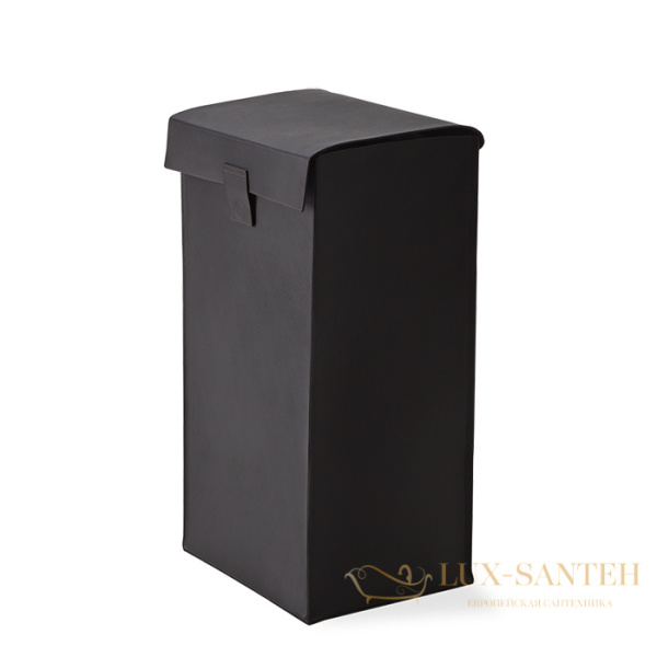 корзина для белья decor walther nappa wb, 0938890, натуральная кожа, черно-коричневый