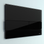стеклянная панель смыва tece tecesquare 9240809, черное стекло/клавиши черные