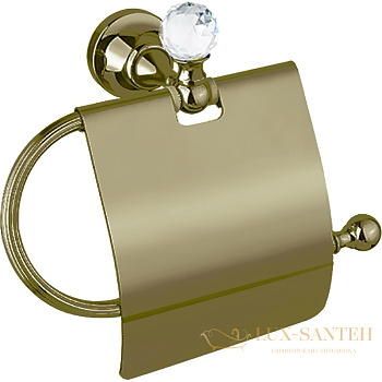 бумагодержатель cezares olimp olimp-trh-02-sw с крышкой, бронза