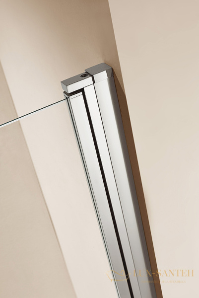 душевой уголок cezares eco eco-o-rh-2-120/90-c-cr 120x90 профиль хром, стекло прозрачное