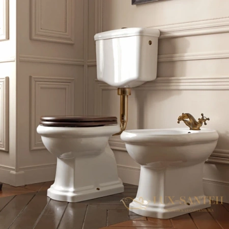 чаша напольного унитаза kerasan retro 101101, белый