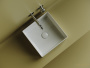 раковина накладная ceramica nova element cn6068, 361*361*130 мм, белый 