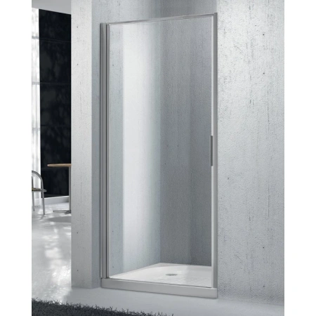 душевая дверь belbagno sela-b-1 sela-b-1-95-c-cr 95 см, стекло прозрачное
