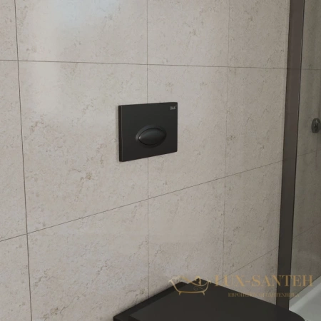 клавиша смыва d&k rhein.marx db1399025 для инсталляции, черный матовый