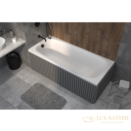 ванна whitecross layla 170x75 акрил, 0102.170075.100, белый