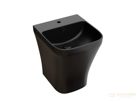 раковина подвесная  ceramica nova dion cn6067mb, 36,5x40,6 см, черный матовый