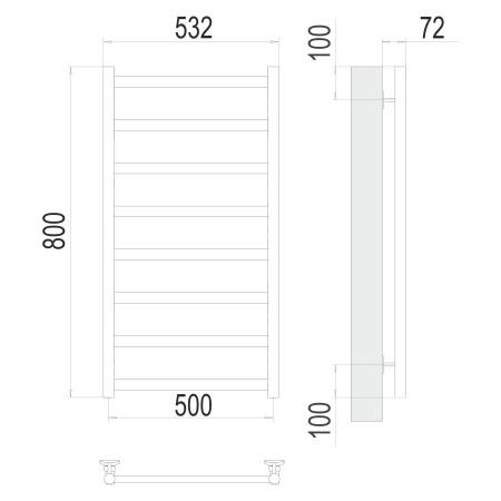 полотенцесушитель водяной terminus аврора 4670078529947 п6 500x800