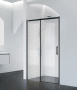 душевая дверь belbagno acqua acqua-bf-1-150-c-nero 150 см профиль черный, стекло прозрачное 