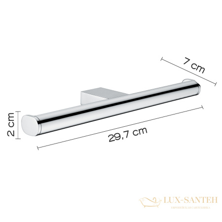 бумагодержатель двойной gedy canarie a229(13), хром
