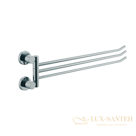 полотенцережатель тройной 42.6 см fima carlo frattini rotola, f6002/2cr, поворотный, хром