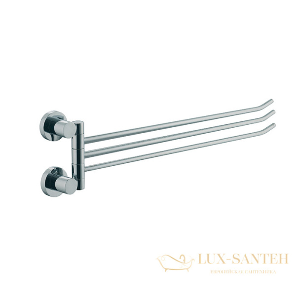 полотенцережатель тройной 42.6 см fima carlo frattini rotola, f6002/2cr, поворотный, хром