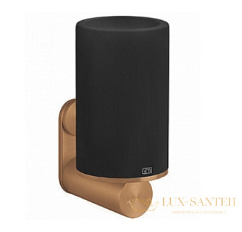 стакан gessi 316 accessories 54708.726 подвесной, warm bronze br. pvd/черный