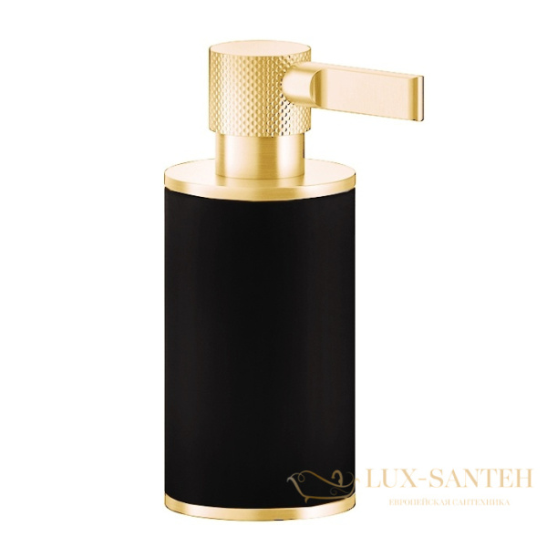 дозатор gessi inciso 58538.246, gold pvd/черный
