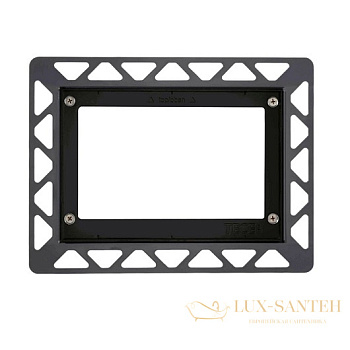 монтажная рамка tece 9240647 для установки панелей смыва на уровне стены, черная