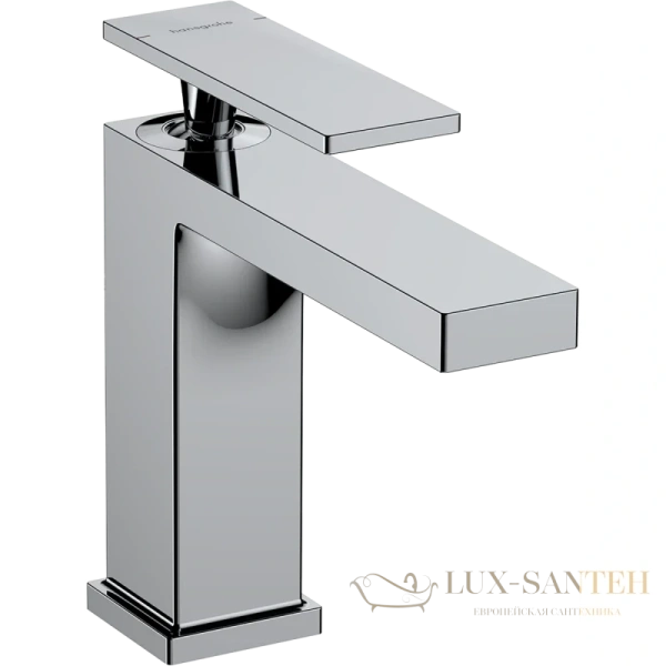 смеситель для раковины hansgrohe tecturis e 73010000 с донным клапаном, хром
