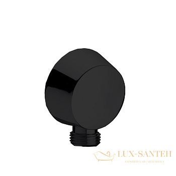 подключение для душевого шланга fima carlo frattini, shower accessories f2013ns, черный матовый