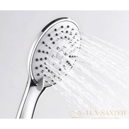 душевой комплект wasserkraft aller a14131 250х190 мм, хром