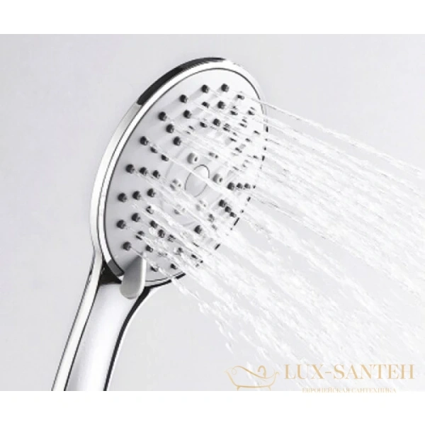 душевой комплект wasserkraft donau a14229 200 мм, хром