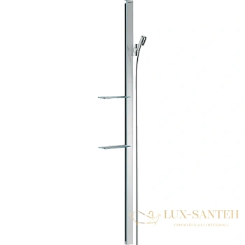 душевая штанга hansgrohe unica 27645000 150 см, хром