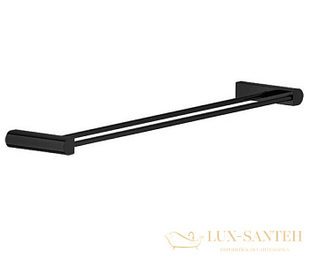 полотенцедержатель двойной gessi rilievo 59405.299 60 см, black xl