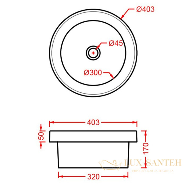 раковина artceram fuori scala tfl032 17 00 встраиваемая сверху 40 см, черный матовый