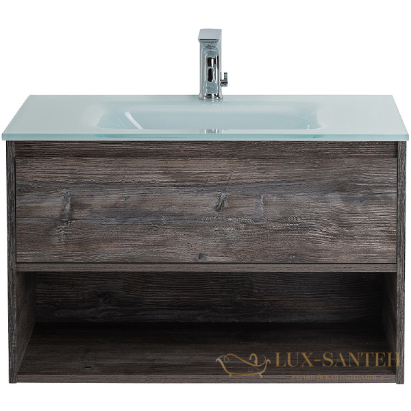 тумба под раковину belbagno kraft kraft-800-1c-so-pp 80 см подвесная, pino pasadena