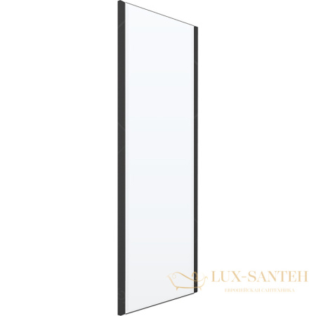 душевая стенка rgw 352205207-14 z-050-2-b 70, профиль черный, стекло прозрачное