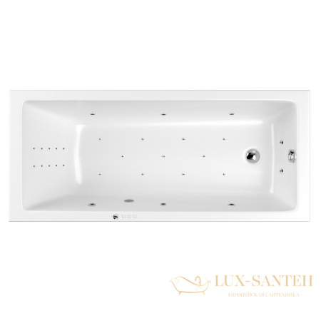 ванна whitecross wave slim 160x80 "ultra nano", 0111.160080.100.ultranano.cr, белый