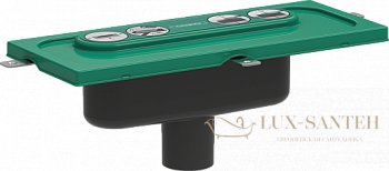 скрытая часть для слива hansgrohe ubox universal 01002180, вертикальная установка