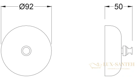 веревка для белья timo saona 13075/00, хром