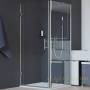 душевой уголок rgw hotel 350604581-011 ho-045 80х110, профиль хром, стекло прозрачное