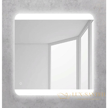 зеркало belbagno spc spc-cez-700-700-led-btn 70 см с кнопочным выключателем, с подсветкой